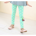 Factory Wholesale Price Girl Fashion Appliqued Spotted Children Pants